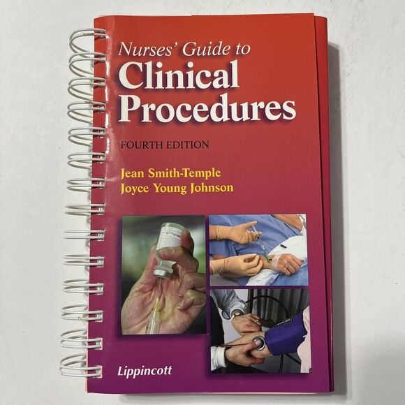 Other - Nurses Guide to Clinical Procedures Paperback Spiral Bound Jean Smith Temple